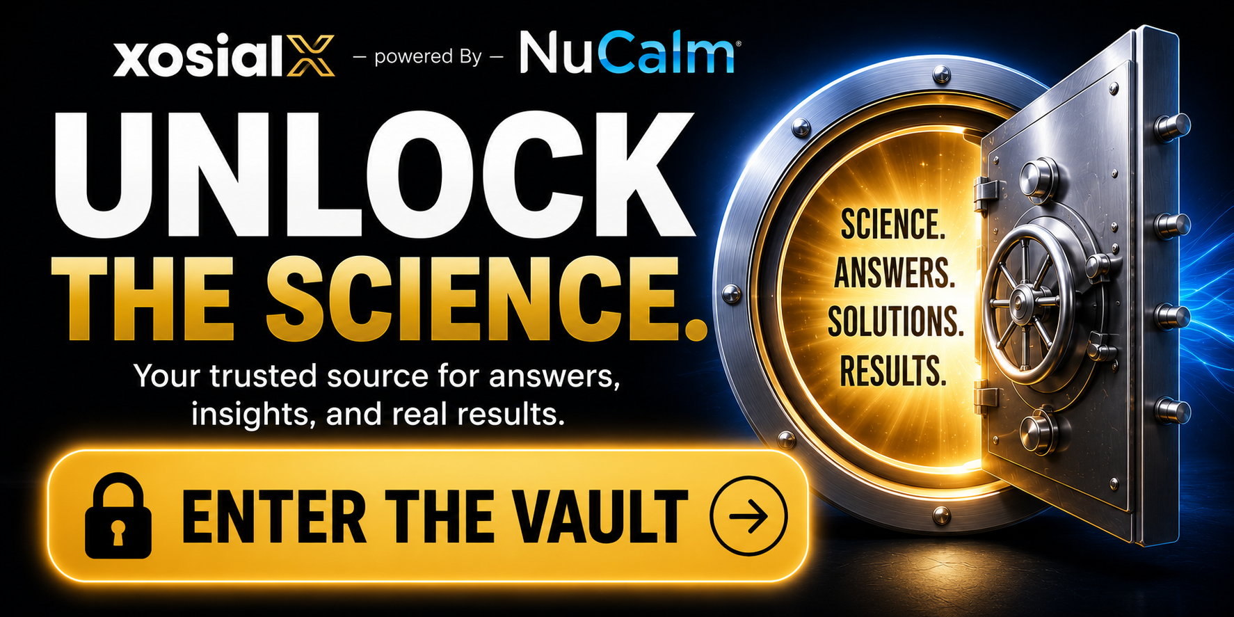 NuCalm Vault Banner